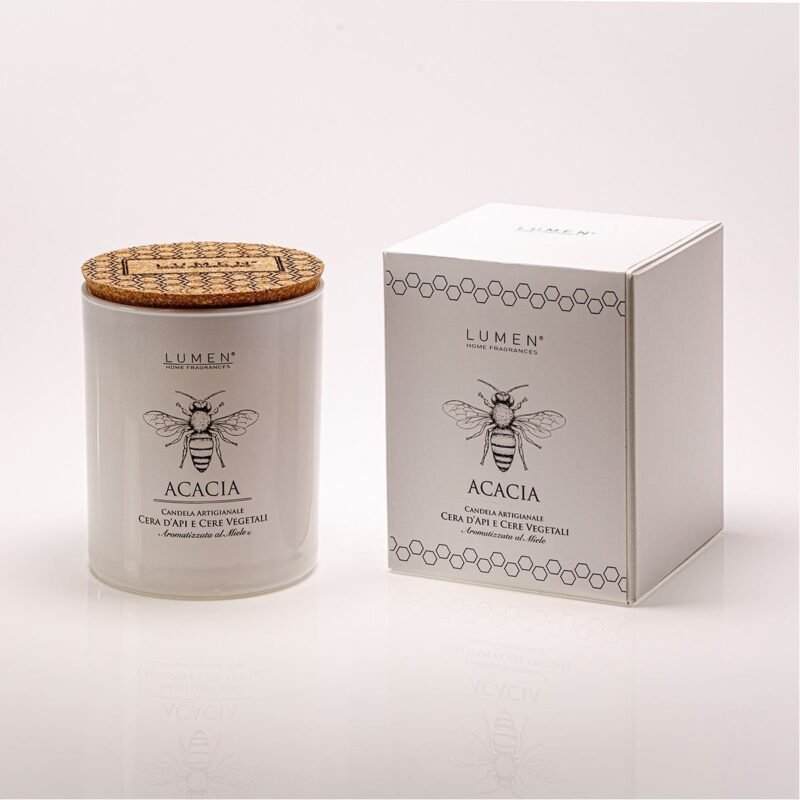 CANDLE WITH BEESWAX NATURE FRIENDLY ACACIA 200 ML