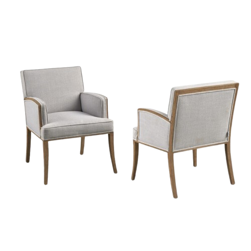 fixed armchair with a vintage design