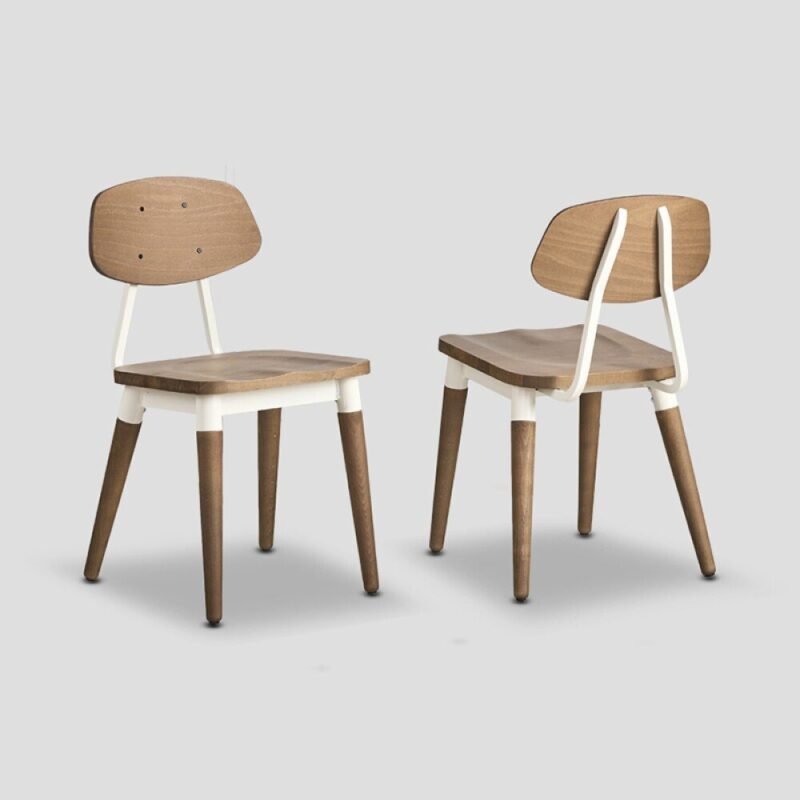 Chair with metal frame