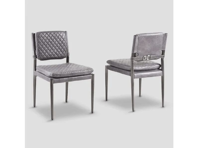 Chair covering in Mercury Grey color