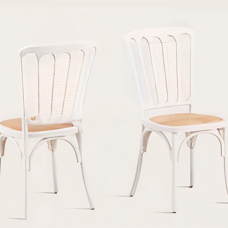 Chair made of solid wood