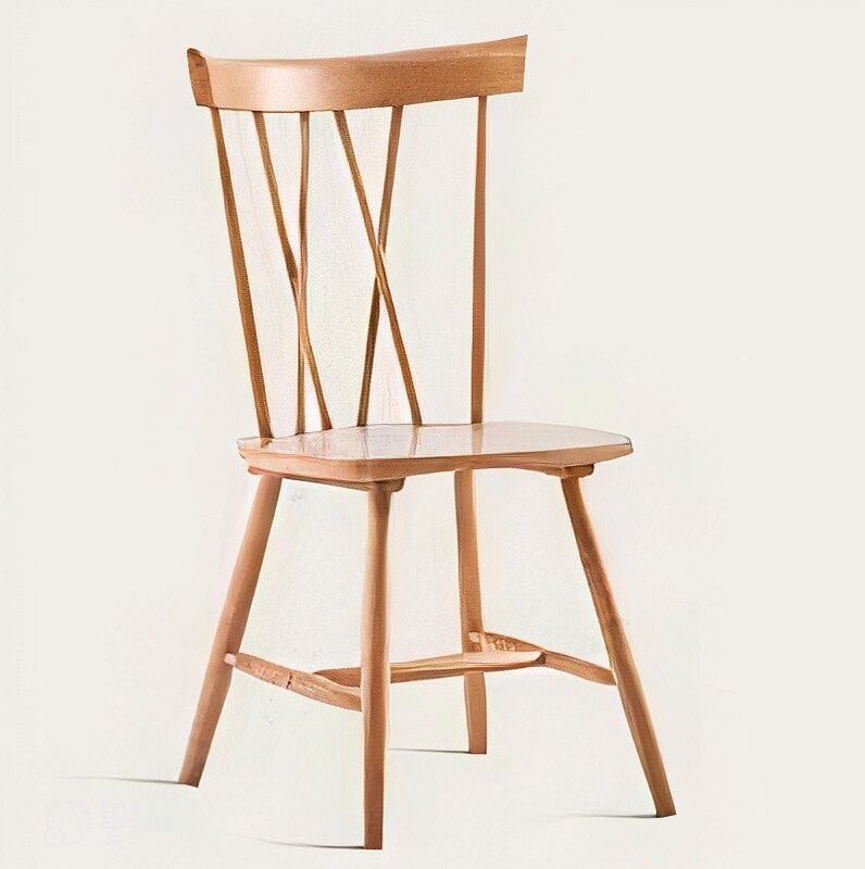 Chair made of solid wood