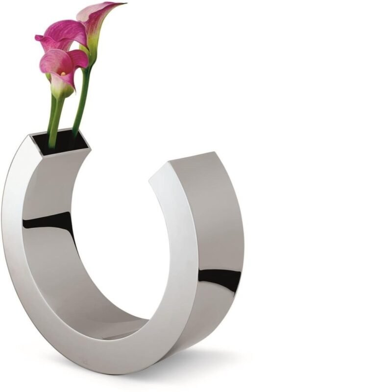 Omega Vase- Mirror Polished Stainless Steel