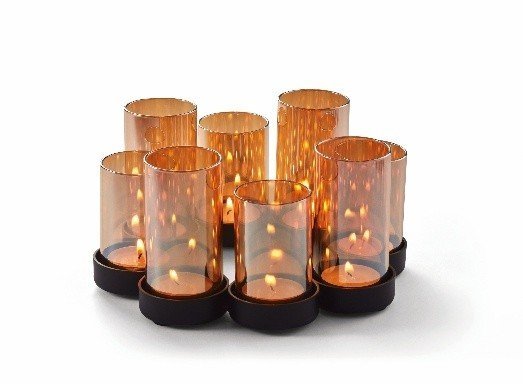Bello Horizonte Small Mirror-Tube Candle Holder