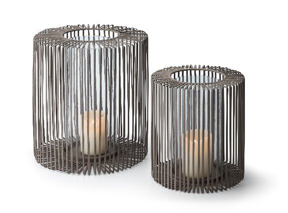 Oslo Tall Lantern Large – Powder Coated Steel & Glass