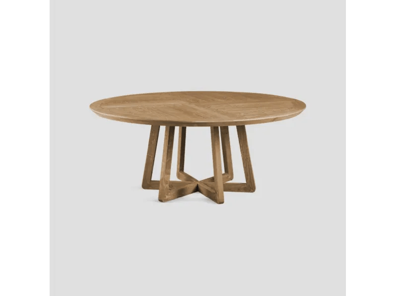 Wood round table