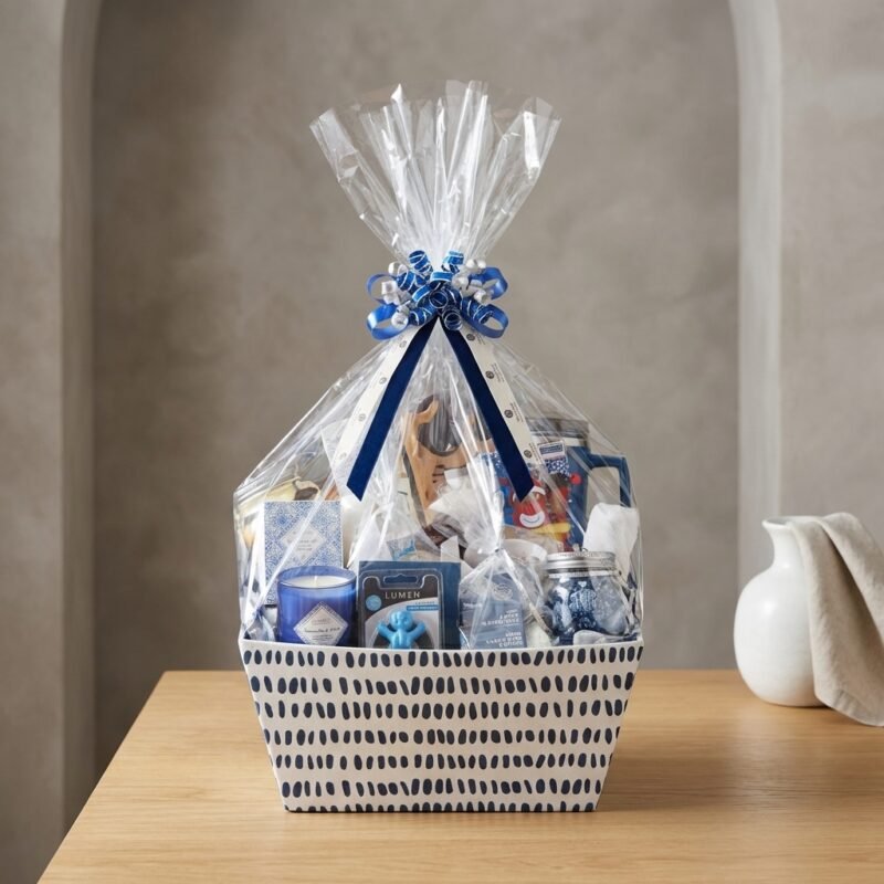 Blue Gift Baskets