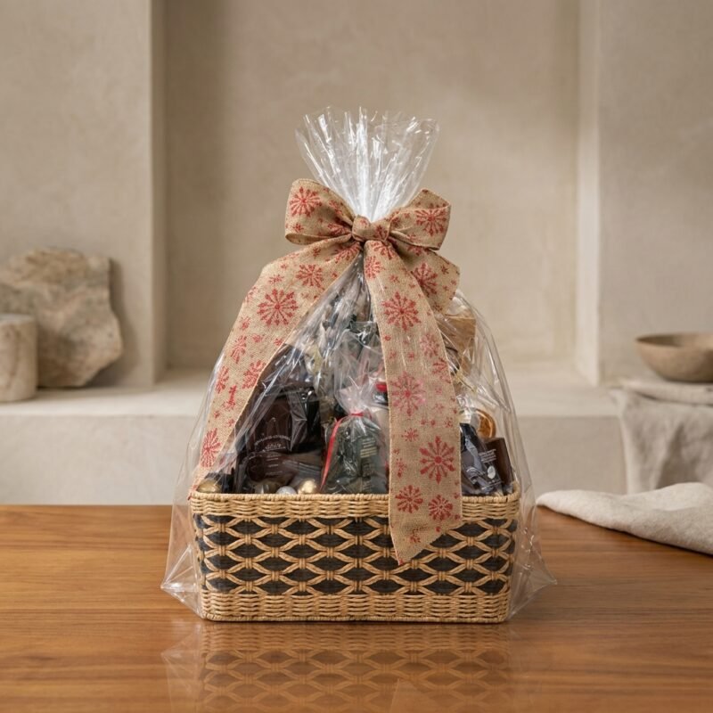 Brown Gift Basket