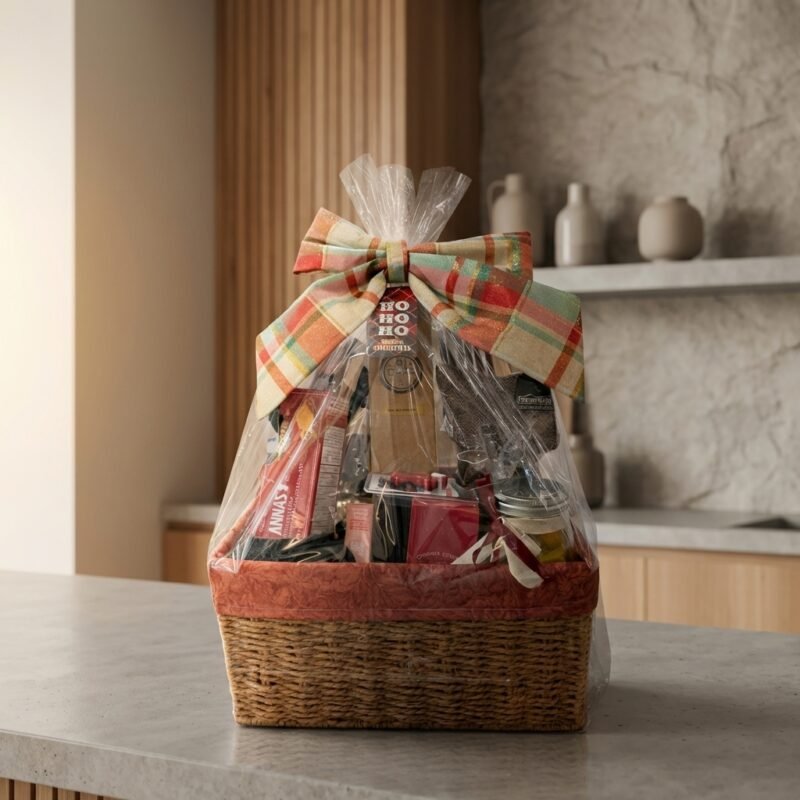 Orange Gift Basket